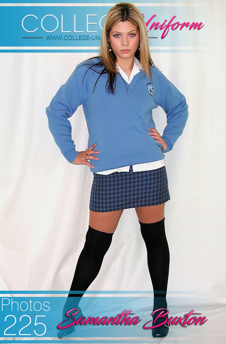 Schoolgirl college uniform